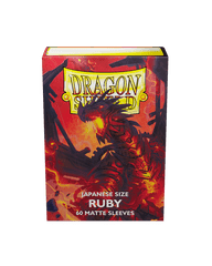 Dragon Shield Japanese Size in Matte Ruby